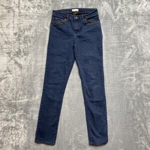 Tribal Jeans Straight Jeans Women’s‎ Size 8 Dark Blue Stretch Denim